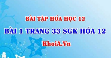 Bài 1 trang 33 SGK Hóa 12: Nội dung về Saccarozơ, Tinh bột, Xenlulozơ